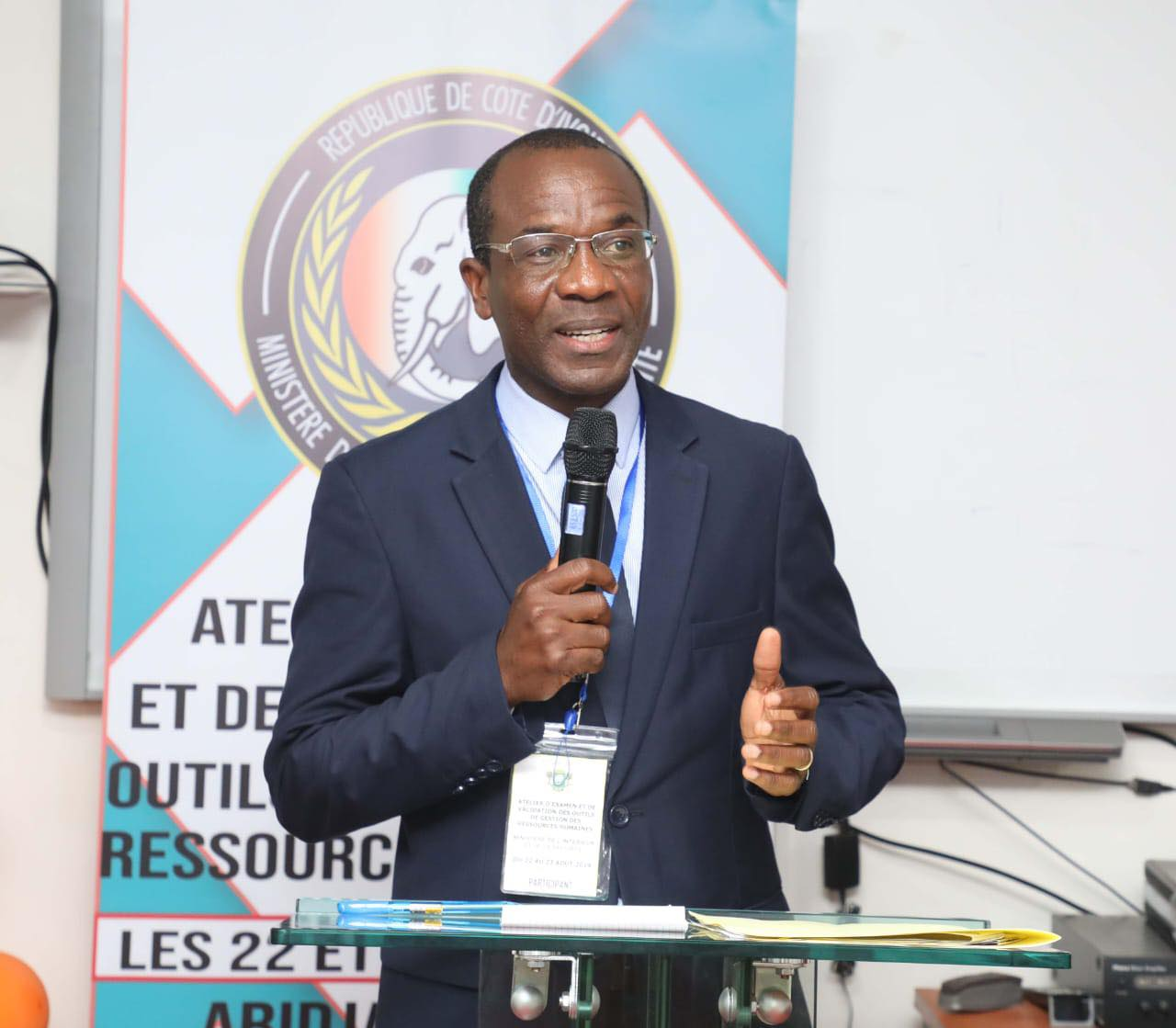 Mr Louis Bonaventure OULEI, Head of the Territorial Administration Personnel Department